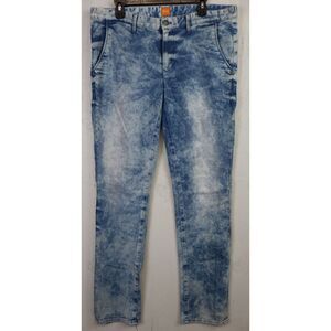 Mens Hugo Boss Orange Jeans Size 36x36 Blue Acid Wash Range 63 Slim Fit Pants‎